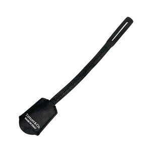 TIFFANY&Co. Return to Tag - Black Silver Leather Accessory